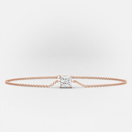 Radiant Elegance – 925 Sterling Silver Tennis Bracelet | Adorned with Zircon Stone | Available in Silver & Gold