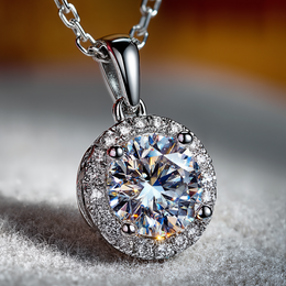 Exclusive – 925 Sterling Silver Necklace | Decorated with Diamond Zircon Stone
