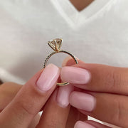 Infinite Elegance – 925 Sterling Silver Infinity Ring | Round Zircon Stone