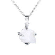 Unique Sterling Silver 925 Pure Chain with Genuine Stone | Timeless Beauty & Natural Elegance