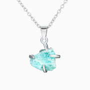 Unique Sterling Silver 925 Pure Chain with Genuine Stone | Timeless Beauty & Natural Elegance