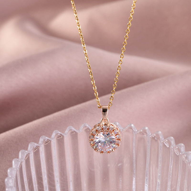 316 Stainless Steel Chain with Zircon Stone | Durable &amp; Elegant Design
