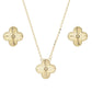 Van Cleef Four-Leaf Earrings – 925 Sterling Silver, Gold Plated | Luxury Gift Ready