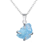 Unique Sterling Silver 925 Pure Chain with Genuine Stone | Timeless Beauty & Natural Elegance