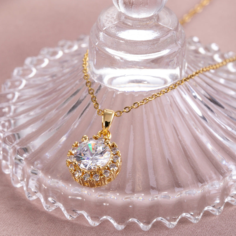 316 Stainless Steel Chain with Zircon Stone | Durable &amp; Elegant Design