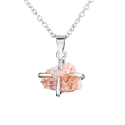 Unique Sterling Silver 925 Pure Chain with Genuine Stone | Timeless Beauty & Natural Elegance