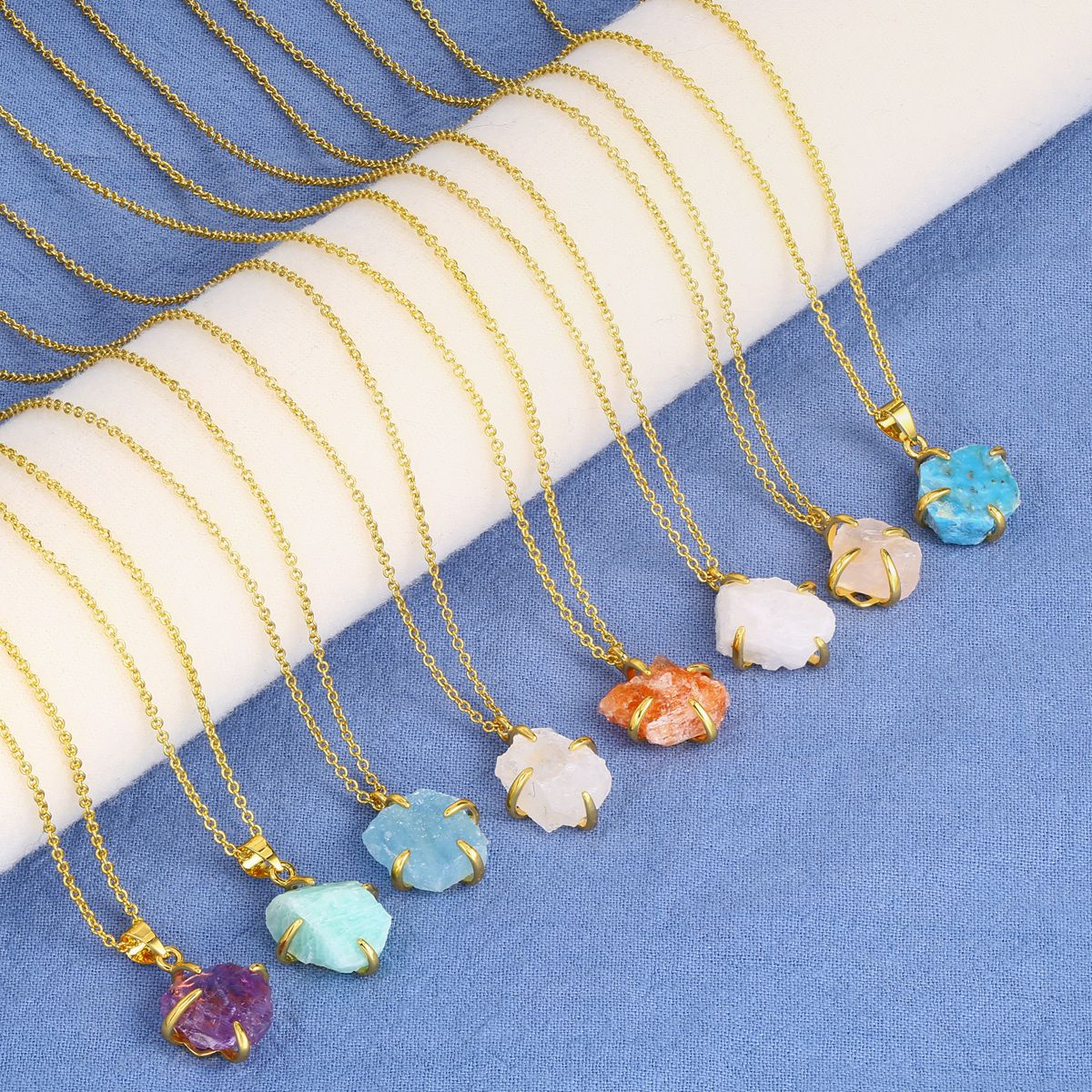 Unique Sterling Silver 925 Pure Chain with Genuine Stone | Timeless Beauty & Natural Elegance