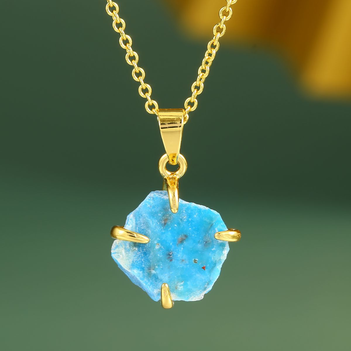 Unique Sterling Silver 925 Pure Chain with Genuine Stone | Timeless Beauty & Natural Elegance