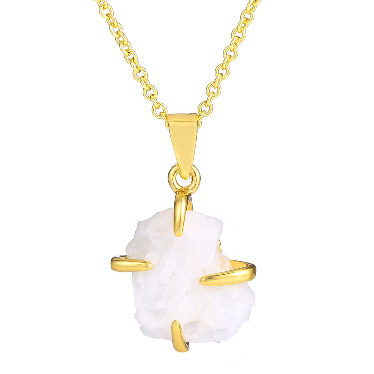 Unique Sterling Silver 925 Pure Chain with Genuine Stone | Timeless Beauty & Natural Elegance