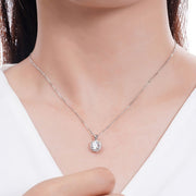 Exclusive – 925 Sterling Silver Necklace | Decorated with Diamond Zircon Stone