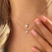 Exclusive – 925 Sterling Silver Necklace | Gold Plated with Oval Zircon Stone