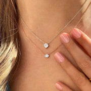 Exclusive – 925 Sterling Silver Necklace | Gold Plated with Oval Zircon Stone