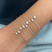 Radiant Elegance – 925 Sterling Silver Tennis Bracelet | Adorned with Zircon Stone | Available in Silver & Gold