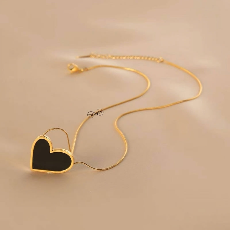 Heart-Shaped Necklace – Pure 316 Stainless Steel | Symbolic, Sleek & Rust-Resistant