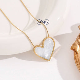 Heart-Shaped Necklace – Pure 316 Stainless Steel | Symbolic, Sleek & Rust-Resistant