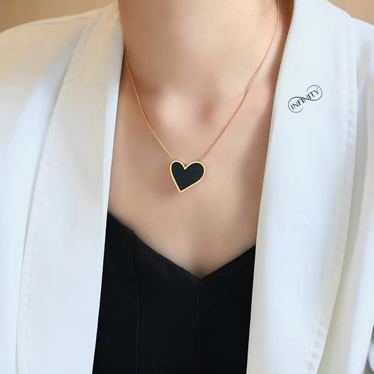 Heart-Shaped Necklace – Pure 316 Stainless Steel | Symbolic, Sleek & Rust-Resistant