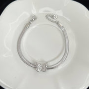 خلخال ظهر الثعبان – شكل فراشة | ستانلس ستيل 316 – بطول 22 سم
