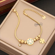 سوار باندورا مطلي بالذهب – ستانلس ستيل 316
