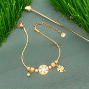 سوار باندورا مطلي بالذهب – ستانلس ستيل 316
