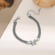 Butterfly Elegance – 316 Stainless Steel Bracelet Decorated with a Delicate Butterfly