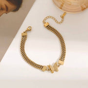 Butterfly Elegance – 316 Stainless Steel Bracelet Decorated with a Delicate Butterfly