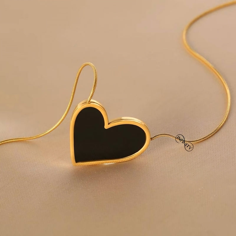 Heart-Shaped Necklace – Pure 316 Stainless Steel | Symbolic, Sleek & Rust-Resistant