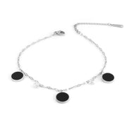 Silver Plated Anklet – Bulgarian Inspired Design | 316 Stainless Steel