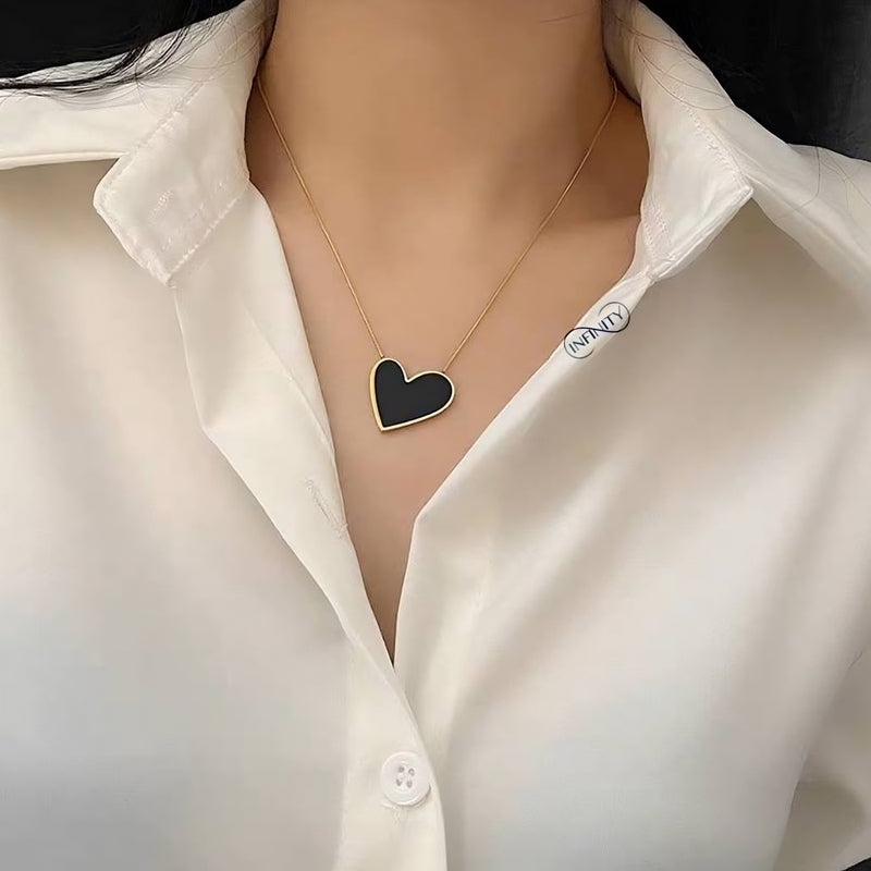 Heart-Shaped Necklace – Pure 316 Stainless Steel | Symbolic, Sleek & Rust-Resistant