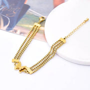 Butterfly Elegance – 316 Stainless Steel Bracelet Decorated with a Delicate Butterfly