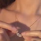 925 Sterling Silver Magnetic Heart Necklace | Elegant & Romantic Korean Design