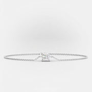 Radiant Elegance – 925 Sterling Silver Tennis Bracelet | Adorned with Zircon Stone | Available in Silver & Gold