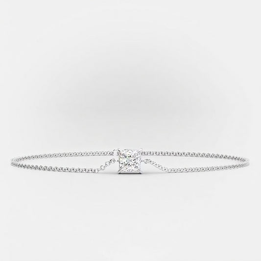 Radiant Elegance – 925 Sterling Silver Tennis Bracelet | Adorned with Zircon Stone | Available in Silver & Gold